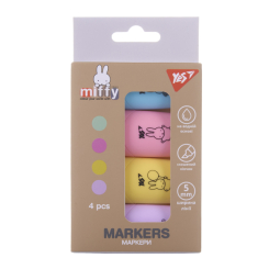 Маркери текстові Yes Miffy 4 кольори (391093)