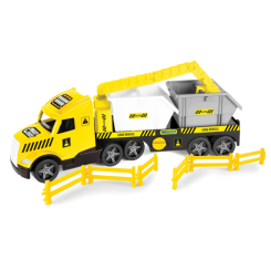 Транспорт и спецтехника - Игровой набор WADER Magic truck со строительными контейнерами (36471)