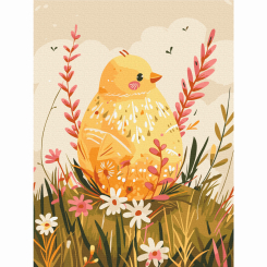 Товари для малювання - Картина за номерами Brushme Квіткове гніздечко (KBS0151)