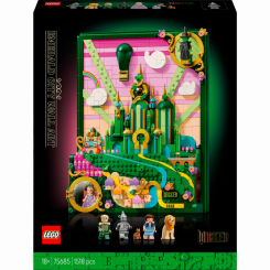 Конструкторы LEGO - Конструктор LEGO Wicked Эмеральд-сити Настенный декор (75685) Конструкторы LEGO - Конструктор LEGO Wicked Эмеральд-сити Настенный декор (75685)