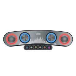 Портативні колонки та навушники - Портативна колонка блютуз XO F36 Speaker c RGB 2400 mAh Black (29277_2127022)
