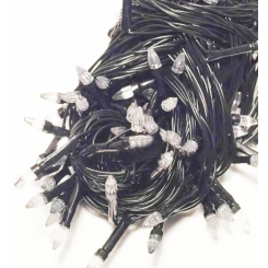 Аксесуари для свят - Гірлянда SEZ 1250-07 Конус 500 LED чорний провід 28 м Теплий білий (MR34976)