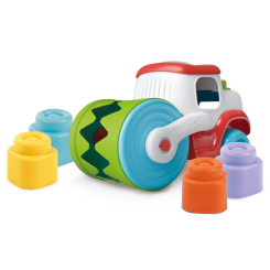 Развивающие игрушки - Развивающая игрушка Clementoni Soft Clemmy Sensory Road Roller (17495)
