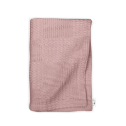 Подушки - Детский плед Cosas CUBE FUCHSIA Пике 75х130 см Розовый (Pled130_Waffle_SquaresFuchsia)