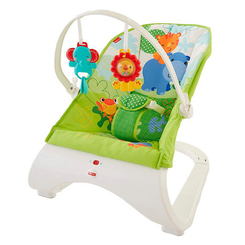 Кресло-качалки, шезлонги - Колыбель-качалка Fisher-Price Тропические друзья (CCN92)
