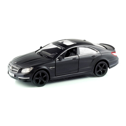 Коллекционные автомодели - Автомодель Uni-Fortune Mercedes-benz CLS 63 AMG 1:32 черная матовая инерционная (554995М)
