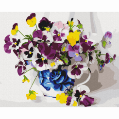 Товари для малювання - Картина за номерами Brushme Фіалки (BS29810)