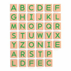 Обучающие игрушки - Набор магнитов Viga Toys Английский алфавит заглавные буквы 40 элементов (50588)