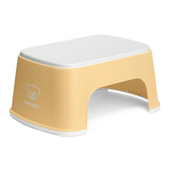 Товари для догляду - Підставка BabyBjorn Step stool жовто-біла (7317680612663)