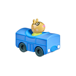 Фигурки персонажей - Мини-машинка Peppa Pig Педро в школьном автобусе (F2524)