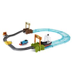 Железные дороги и поезда - Набор Thomas and Friends Track master Кораблик и море моторизованный (FJK49)