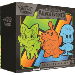 Настільні ігри - Настільна гра Pokemon SV02 Paldea Evolved Elite Trainer Box (185-85366)