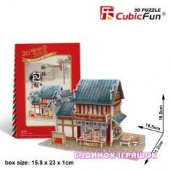 3D-пазлы - Головоломка-конструктор 3D Cubikfun "Китай. Местный ресторанчик", 39 элементов (W3132h) 