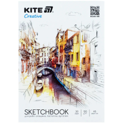 Товары для рисования - Скетчбук для работ карандашами Kite Creative A5 (K-1277)
