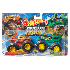 Транспорт і спецтехніка - Набір машинок Hot Wheels Monster Trucks Spur moment vs Loco punk (FYJ64/HLT63)