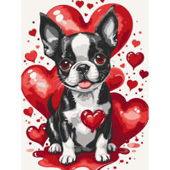 Товары для рисования - Картина по номерам Art Craft Ушастый Валентин 30 х 40 см (11701-AC)