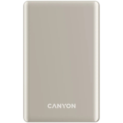 Павербанки - Портативная батарея Canyon power bank OnPower 505 slim Magnetic 5000 mAh PD20W Beige (CNS-CPB505BE)