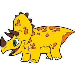 Товари для малювання - Розмальовка Art Craft Трицератопсик (15058-AC)