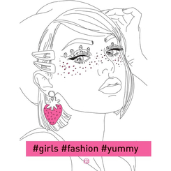 Товары для рисования - Раскраска Жорж #Girls #Fashion #Yummy (9786178023126)