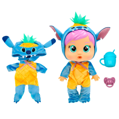 Пупси - Ігровий набір Cry babies Любов і турбота Лялька Плакса Стіч з аксесуарами 26 см (927377)