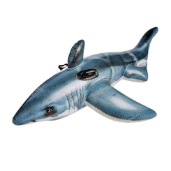 Для пляжу і плавання - Надувний плотик для плавання Intex Біла акула (57525) (28261)