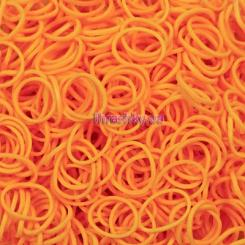 Набори для творчості - Набір аксесуарів для творчості 600 кілець 24 кліпси неоновий оранжевий колір (B0021)