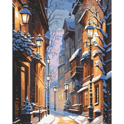 Товары для рисования - Картина по номерам Art Craft Зимний город 40 х 50 см (1050-AC) (11050-AC)