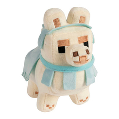 Персонажи мультфильмов - Мягкая игрушка J!NX Minecraft Happy Explorer Детеныш ламы бело-голубой 16 см (JINX-8732Wh)