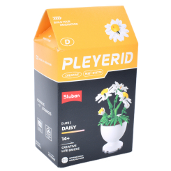 Конструкторы с уникальными деталями - Конструктор Sluban Цветы в горшке Ромашка (M38-B1077/4)