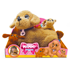 Мягкие животные - Коллекционная плюш-игрушка sbabam серии Big Dog Пудель с сюрпризом KD226489