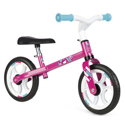 Беговелы - Беговел Smoby Молния металлический розовый (770205) Беговелы - Беговел Smoby Молния металлический розовый (770205)