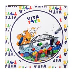 Конструкторы с уникальными деталями - Игрушка-конструктор Vita toys Пиксель Крымский мост (VTK 0063)