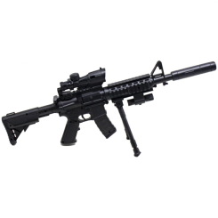 Стрелковое оружие - Автомат пластиковый на пульках 55 см MIC (M4-3) (220362)