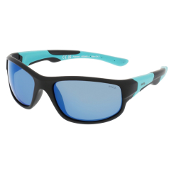 Сонцезахисні окуляри - Сонцезахисні окуляри INVU чорні з бірюзовими вставками (22408A_IK)