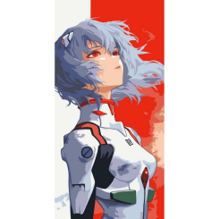 Товары для рисования - Картина по номерам Art Craft Аянами Рэй. Евангелион 40 х 50 см (16128-AC)