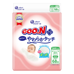Підгузки - ​Підгузки Goo.N Plus NB 68 шт (21001495)