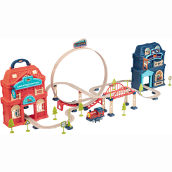 Залізниці та потяги - Ігровий набір Otamanko Хоробрий паровозик 142 деталі (532.02.27) Залізниці та потяги - Ігровий набір Otamanko Хоробрий паровозик 142 деталі (532.02.27)