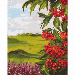 Товари для малювання - Картина за номерами Brushme Польова калина (BS53959)
