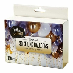 Аксессуары для праздников - Воздушные шарики Talking tables Блестящий микс гелиевые 30 штук (GLIT-BALLOONCEIL)