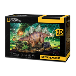 3D-пазли - Тривимірний пазл CubicFun National Geographic Dino Стегозавр (DS1054h)
