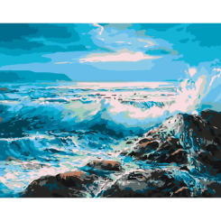 Товары для рисования - Картина по номерам Art Craft Бурное море 40 х 50 см (10614-AC)