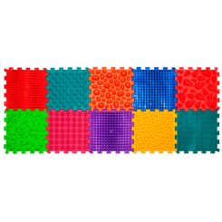 Розвивальні килимки - Масажний килимок Ortek Пазли 10 елементів Лісові пригоди (4820264130116)