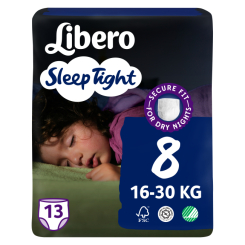 Товары по уходу - Подгузники-трусики Libero Sleep Tight 8 16-30 кг 13 шт (7322541193854)