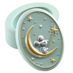 Ювелірні прикраси - Зубна коробочка Djeco Чарівне мишеня світло-бірюзова (DD03446/3) Ювелірні прикраси - Зубна коробочка Djeco Чарівне мишеня світло-бірюзова (DD03446/3)