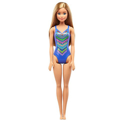 Ляльки - Лялька Barbie Пляж Інді синій купальник (DWJ99/FJD97)