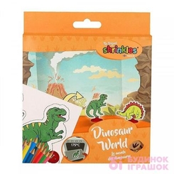Наборы для творчества - Игровой набор мини Динозавры Shrinkles (WZ051)