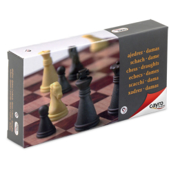 Настільні ігри - Магнітні шахи-шашки Cayro малі (450)