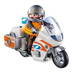 Конструктори з унікальними деталями - Конструктор Playmobil City life Мотоцикл МНС (70051)