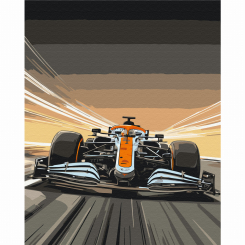 Товари для малювання - Картина за номерами Brushme Мить прискорення (BS54522)