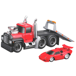 Транспорт и спецтехника - Набор Maisto Muscle Machines 1980 Mack R685ST Flatbet Lamborghini Countach (11532/11552) Транспорт и спецтехника - Набор Maisto Muscle Machines 1980 Mack R685ST Flatbet Lamborghini Countach (11532/11552)